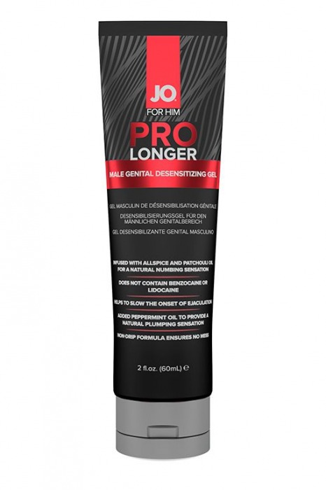 Гель-пролонгатор умеренного действия для мужчин JO Prolonger Gel – 60 мл. - System JO - купить с доставкой в Ачинске