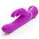Лиловый вибратор-кролик Curve Rechargeable Rabbit Vibrator - 25,4 см. - Happy Rabbit купить в Ачинске с доставкой в Orgasmix.ru Лиловый вибратор-кролик Curve Rechargeable Rabbit Vibrator - 25,4 см. - Happy Rabbit