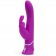 Лиловый вибратор-кролик Curve Rechargeable Rabbit Vibrator - 25,4 см. - Happy Rabbit купить в Ачинске с доставкой в Orgasmix.ru Лиловый вибратор-кролик Curve Rechargeable Rabbit Vibrator - 25,4 см. - Happy Rabbit