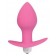Розовая коническая анальная вибровтулка с ограничителем - 8 см. - Bior toys в Ачинске Розовая коническая анальная вибровтулка с ограничителем - 8 см. - Bior toys