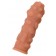 Телесная реалистичная насадка KOKOS Extreme Sleeve 11 с дополнительной стимуляцией - 12,7 см. - KOKOS - в Ачинске купить с доставкой