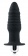 Черная ребристая вибровтулка с ограничителем - 9 см. - Sex Expert в Ачинске Черная ребристая вибровтулка с ограничителем - 9 см. - Sex Expert