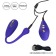 Фиолетовый шарик с электростимуляцией и вибрацией Intimate E-Stimulator Remote Kegel Exerciser - California Exotic Novelties - купить с доставкой в Ачинске