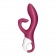 Малиновый вибратор-кролик Embrace Me - 21,2 см. - Satisfyer