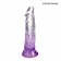 Фиолетовый гибкий фаллоимитатор - 18,5 см. - Erowoman-Eroman купить с доставкой в интернет-магазине Orgasmix в Ачинске Фиолетовый гибкий фаллоимитатор - 18,5 см. - Erowoman-Eroman