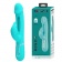 Аквамариновый вибратор-кролик с функцией фингеринга Kampas - 23,2 см. - Baile купить в Ачинске с доставкой в Orgasmix.ru Аквамариновый вибратор-кролик с функцией фингеринга Kampas - 23,2 см. - Baile