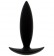 Чёрная мини-пробка для анальной стимуляции BOOTYFUL ANAL PLUG XTRA SMALL BLACK - 9 см. - Dream Toys в Ачинске Чёрная мини-пробка для анальной стимуляции BOOTYFUL ANAL PLUG XTRA SMALL BLACK - 9 см. - Dream Toys